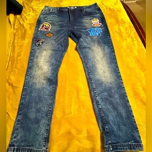 Born Fly Men’s Blue Together Fly Slim Fit, size 40x32